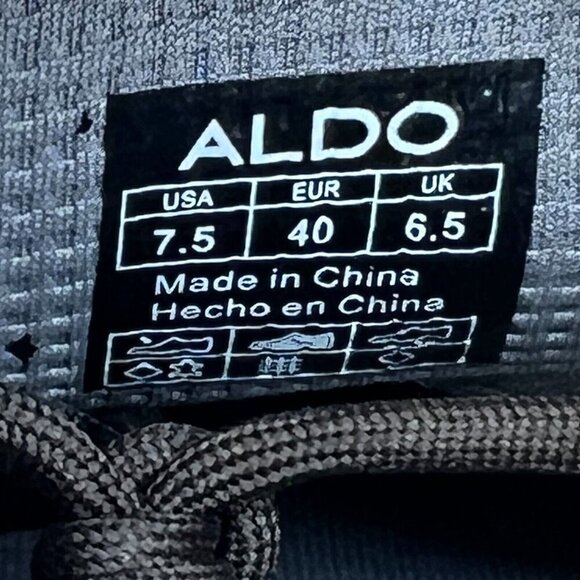 Aldo Mens 1087527 Brown Karson Cognac Oxford Lace Up Size 7.5 Dress Shoes - Picture 9 of 9